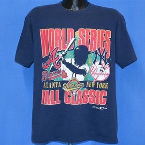 90s New York Yankees Atlanta Braves 1996 World Series Baseball shirt gift friend